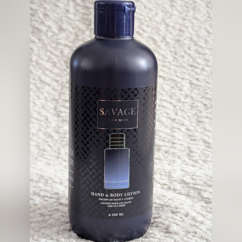 Savage for Men Hand & Body Lotion 500ml